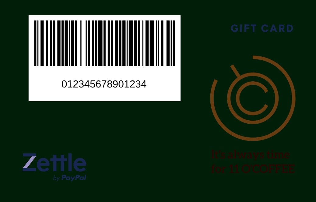 11 O’COFFEE Cadeaubon